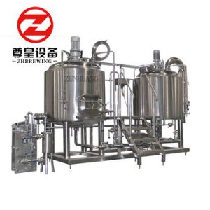 Quality Bright 600l Micro Brewing Systems With Fermentation Tanks PLC Controlled for sale