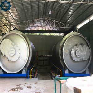 Quality 30ton 50ton Fully automatic Continuous Scrap Tyre Recycling To Oil Pyrolysis Machine for sale