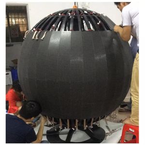 Advertising Indoor P3.91 P4 P4.8 RGB Led Sphere Screen With Soft Module 3D