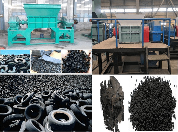 Semi Automatic Tire Recycling Machine For Waste Tire Disposal Rubber Powder Production Line
