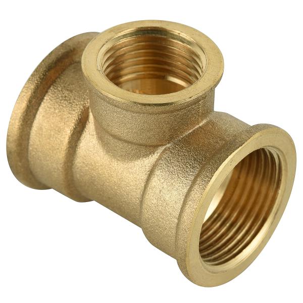 Brass thread screw fitting tee f thread Pipe fittings pex pipe fitting