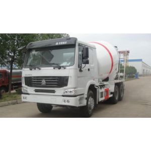 Concrete Mixer Pump Truck , Mixer Concrete Truck With L2000 Cabin 6 By 4 Drive