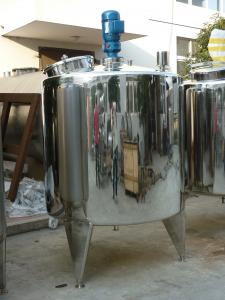 Auto Control SUS304 Food Grade Stainless Steel Tanks Round ISO9001 Certified