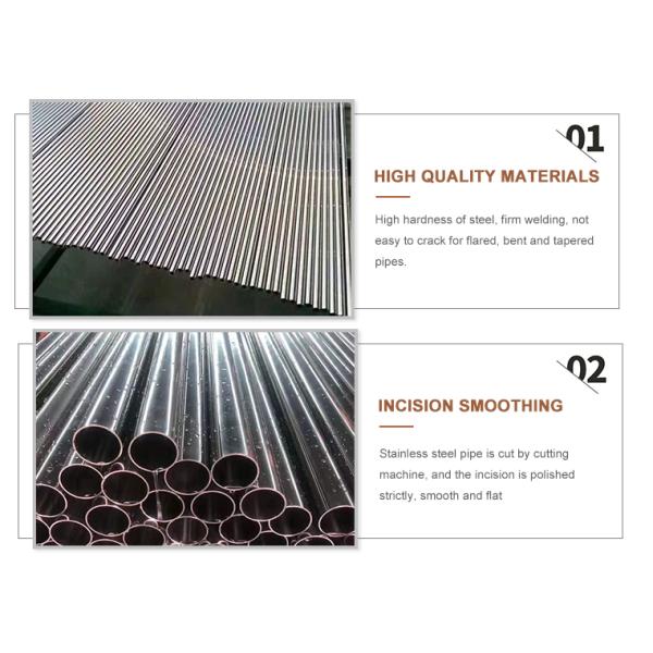 Welded Stainless Steel Seamless Pipes 30mm 300 Grade