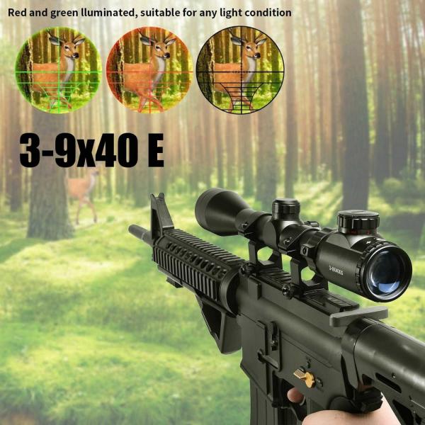 Green Illuminated Air Rifle Sniper Scopes Sight 3-9x40EG Optic Hunting Riflescope