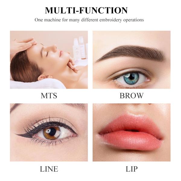 Double Pen Permanent Makeup Tattoo Machine For Lip Blush Eyebrow Eyeliner