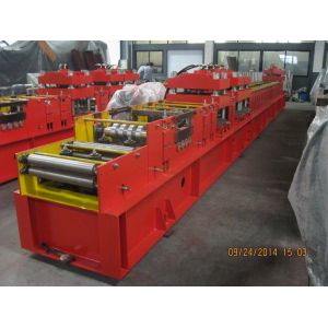 European Metal Door Slot Profile Roll Forming Machine With Automatic Punching 3