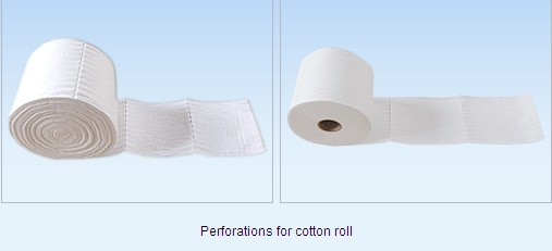 Buy Length  100sections  Width 120mm Perforation For Cotton Roll at wholesale prices