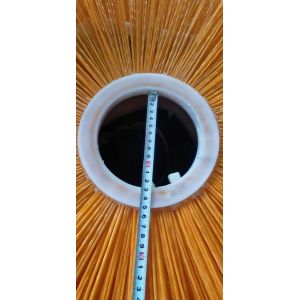 Inner Diameter 127mm Flat Plastic Ring Sweeping Wafer Brush Outer Diameter Be