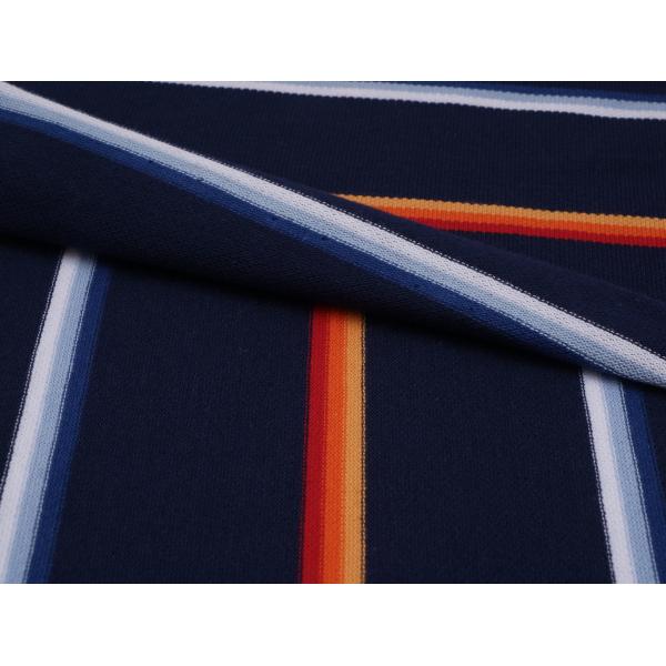 Combed Cotton And Durble Breathable Striped Knit Fabric For Casual Polo Shirt