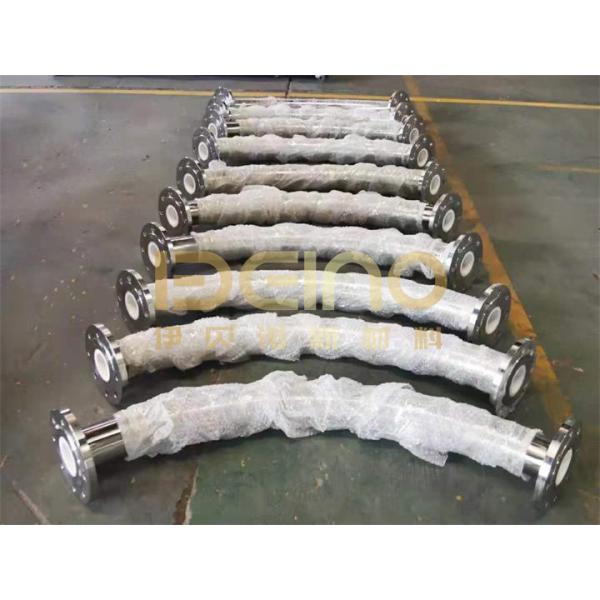 Ceramic lined wear-resistant pipe are used for coal powder transportation in