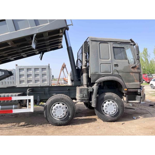 Used Tipper Trucks 371hp Sinotruck Engine 10.5 Meters 16t Rated Load 8×4 Second Hand HOWO ZZ3317