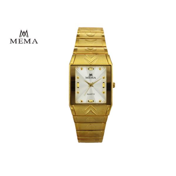 Buy 30 Meter Water Resistant Watch , Square Shaped High End Quartz Watches at wholesale prices