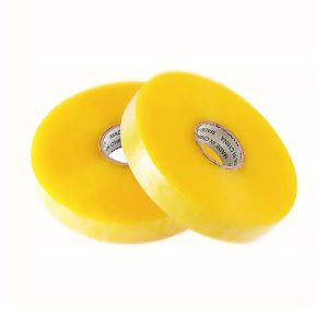 Custom Industrial Bopp Packing Tape Heavy Duty Transparent Lemon Color