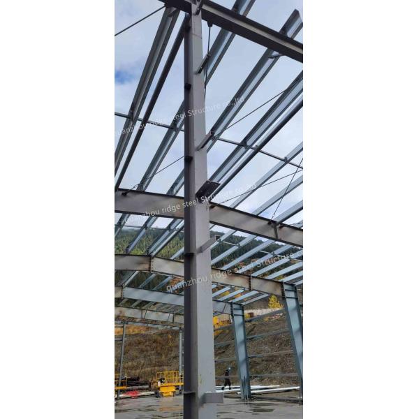 Buy Easy Installation Steel Structure Building Custom Metal Buildings Painted Galvanized Structural Steel Warehouse at wholesale prices