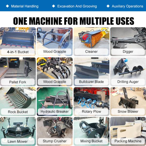 Hot Sale Four-wheel Drive 4x4 Compact Boom Loader Diesel 3ton 2ton 1.5ton 1ton Mini Front End Wheel Loader