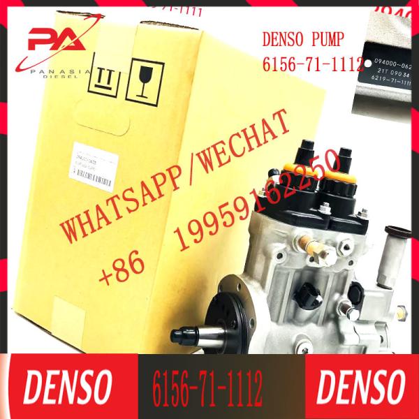 Construction machinery parts Engine spare parts PC400-7 SA6D125 fuel pump 6156