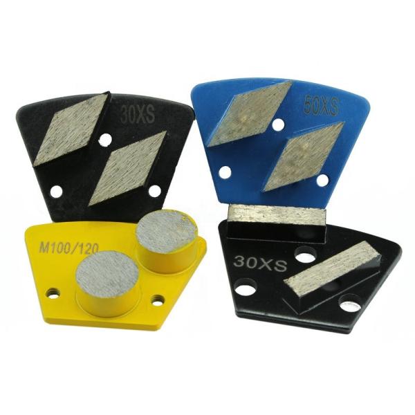6 Grit - 400 Grit Concrete Grinding Disc Trapezoidal Cutter Head OEM Available