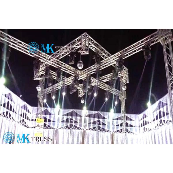 50*2mm Main Tube Portable Fast Deploying Stages Fixed Truss Structures with 20*2mm Brace Tube