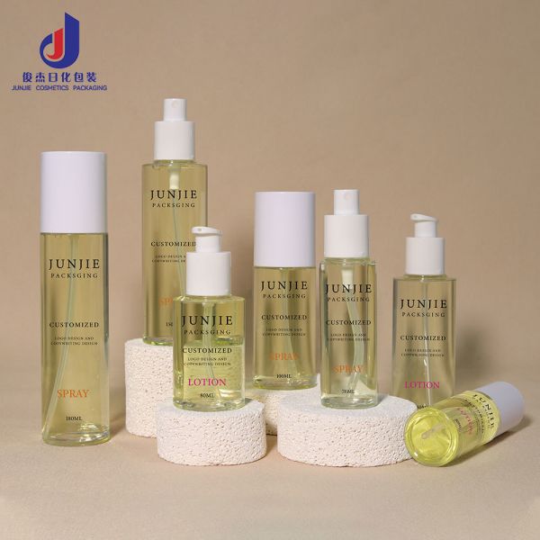 Wholesale PET Plastic Toner Spray Bottle 50ml 100ml 130ml Empty Cosmetic Fine