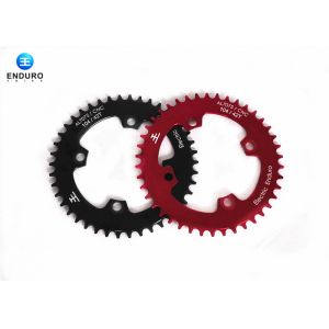China 42 Tooth Mountain Bike Chainring With Black / Red Aluminum Alloy on sale