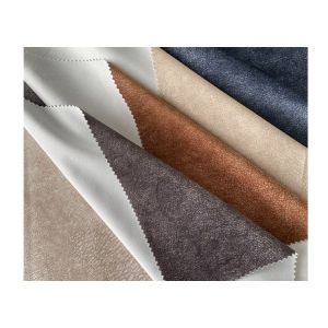 Print Solid Sofa Holland Velvet Fabric 300gsm Embossed Velvet Upholstery