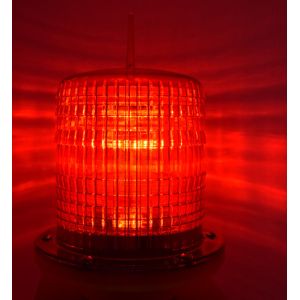 ISO9001 Red Aircraft Warning Lights For Buildings , Aviation Obstruction Light