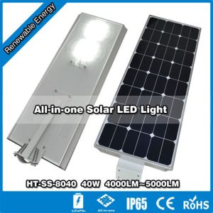 Hitechled 40W Intelligent Integrated Solar LED Street Light,Luminarias solares