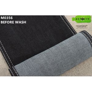 11 Oz Recycled Repreve Slub Stretchy Jeans Material For Man Cotton Jeans Fabric