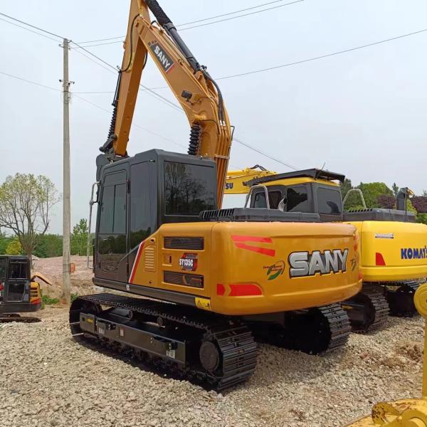 Sany Sy135C 65C Excavator 13.5Ton for Road Construction 73kw Hydraulic Crawler Excavator
