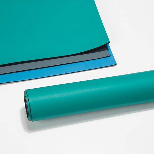 ESD Rubber Table Mat Antistatic 1.8mm-3mm Green Grey Blue