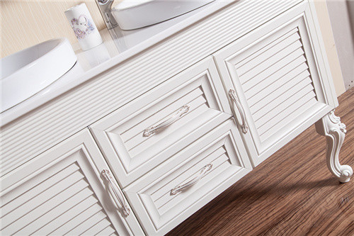 Moisture Proof Bathroom Sinks And Vanities / Double Sink Vanity Corrosion Resistance