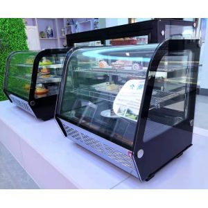 Newly Desktop Cake Showcase Commercial Bakery Glass Display Refrigeration
