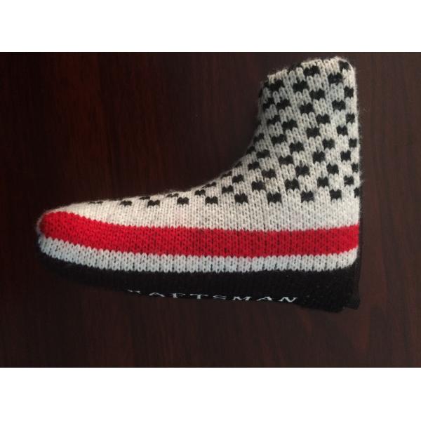 knitted head cover , golf knitted golf putter head cover , golf putter head cover