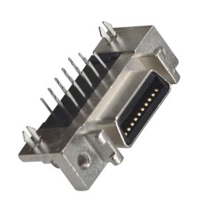 1.27mm SCSI connector female straight cen-type 68 pin scsi connector mating with