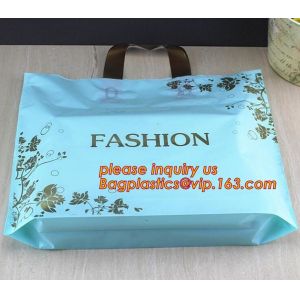 Quality Soft Loop Handle Plastic Bag With Custom Logo Shopping Bag For Clothing Packaging,Biodegradable Cheap Soft Loop Handle S for sale
