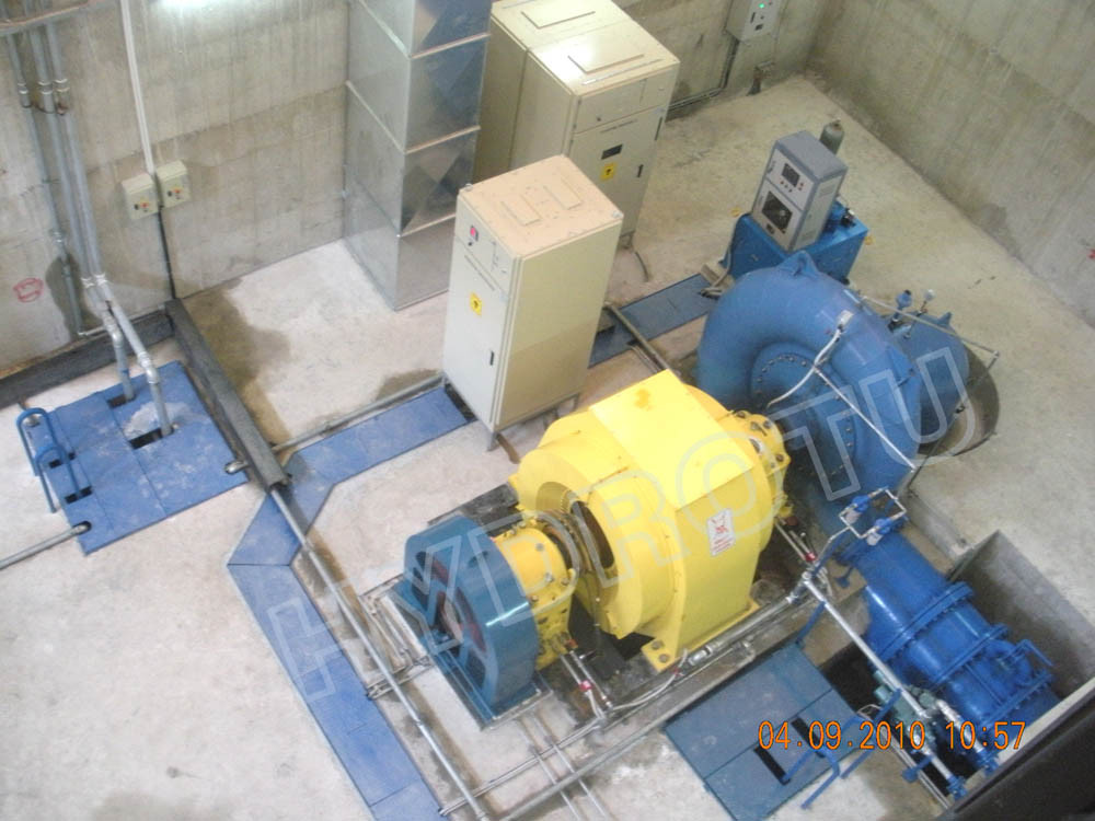 High Efficiency Reaction Type Water Turbine Francis Hydro Turbine With Capacity