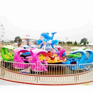 Shark Island Ride Amusement Park Rides , Theme Park Equipment