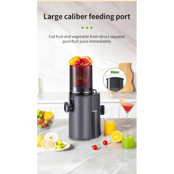 350W Slow Juicer Automatic Big Mouth Cold Press Juicer Machine for Commercial Household