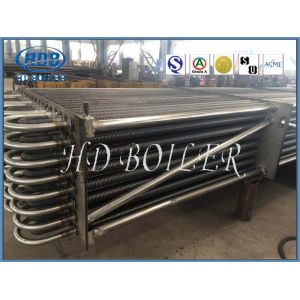 Industrial Power Station Spiral Finned Tube Economiser In Boiler Carbon /