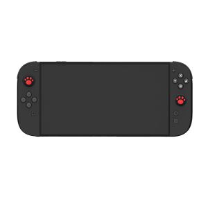 Cartoon Cute Pattern Cat Paw Silicone Thumbstick Joystick Caps for Nintendo