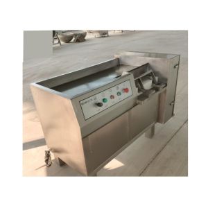 High Efficiency Commercial Cutter Shredding Fresh Frozen Meat Cube Cutting