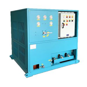 R134A Filling Plant ISO Tank Gas Freon Recovery Unit 25HP Oil Less R32