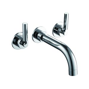 Quality Chrome Double Handle Traditional Concealed Shower for Bathroom T9097 for sale