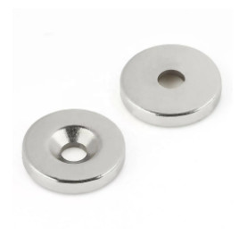 N42 Circular Neodymium Magnets , Round Countersunk Magnets