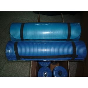 China rubber NBR yoga mat supplier 15mm exercise mat on sale