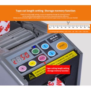 Customized Kraft Tape Machine , 25w Water Activated Gum Tape Dispenser