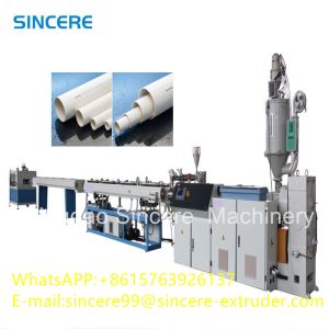 Two Cavity PVC HDPE Pipe Extrusion Line Extruding Machinery ODM