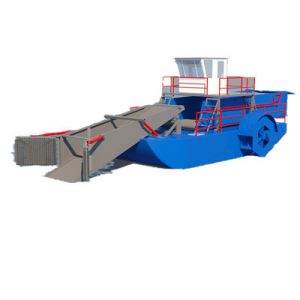 Lake Rubbish River Grass Waste Collecting Boat Sea Transport