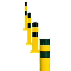 Metal Fab Safety Bollards Bunnings Hardware Fabrication Yellow Steel Bollards